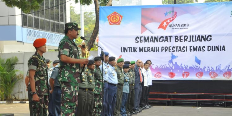Berangkatkan Atlet TNI, Pesan Panglima TNI Keren