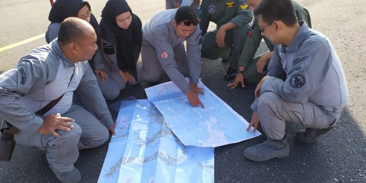 Bakamla Gelar Operasi Udara Maritim di Wilayah Tengah dan Timur