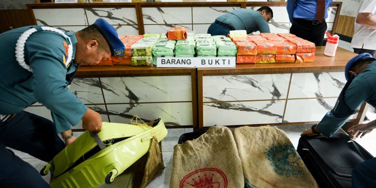 TNI AL Amankan 79 Kg Sabu Asal Negara Tetangga