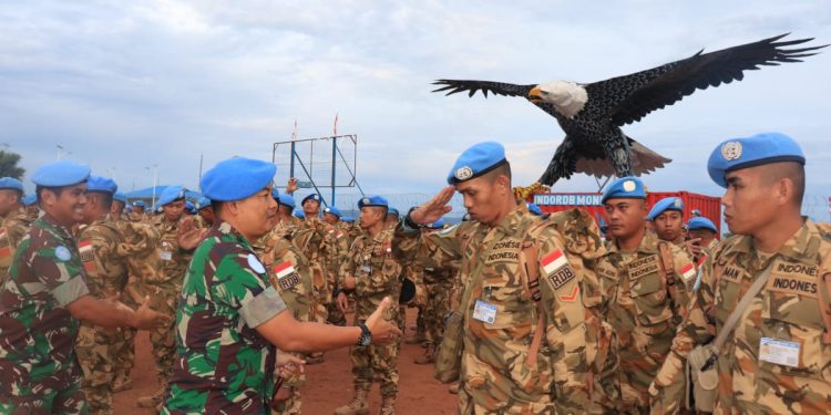 Tugas Selesai, 213 Personel TNI Kembali ke Tanah Air