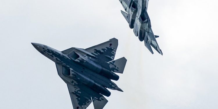 Pesawat Canggih Rusia Su-57 Jatuh
