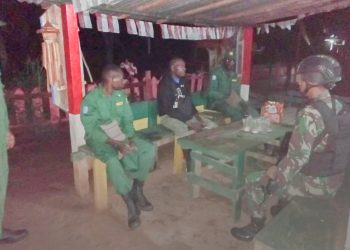 Ciptakan Keamanan Natal dan Pergantian Tahun, Satgas Perbatasan Lakukan Patroli