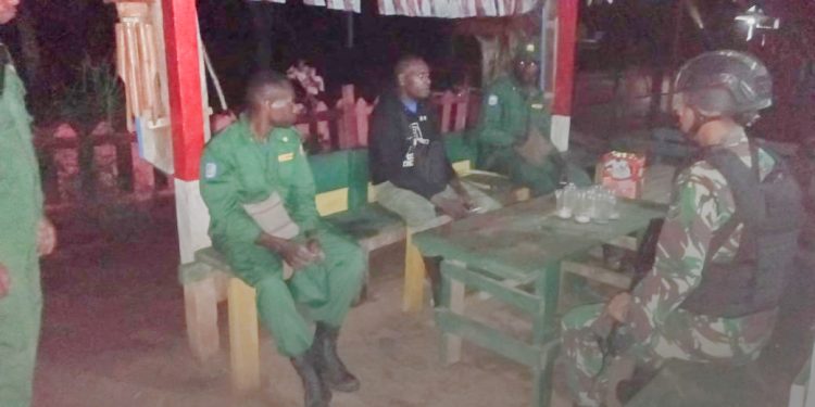 Ciptakan Keamanan Natal dan Pergantian Tahun, Satgas Perbatasan Lakukan Patroli