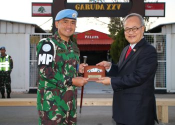 Kali Pertama Dubes RI untuk Lebanon Kunjungi Satgas TNI Sempu Konga