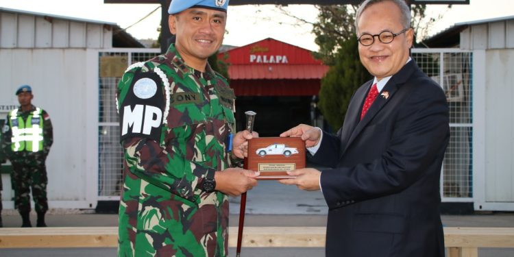 Kali Pertama Dubes RI untuk Lebanon Kunjungi Satgas TNI Sempu Konga