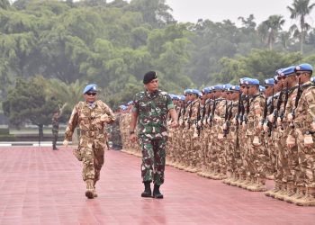1.234 Diplomat Militer dilepas ke Lebanon, Pesan Panglima TNI Keren
