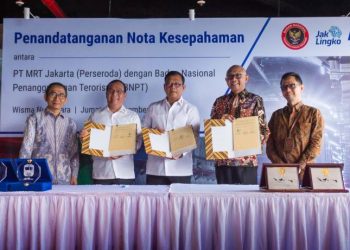 Tak Hanya BSSN, BNPT Juga Gandeng MRT Jakarta