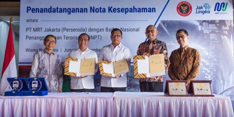 Tak Hanya BSSN, BNPT Juga Gandeng MRT Jakarta
