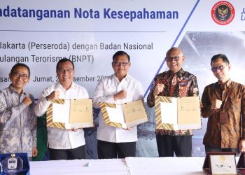 Antisipasi Aksi Terorisme di Lintasan MRT Jakarta, BNPT Bareng MRT