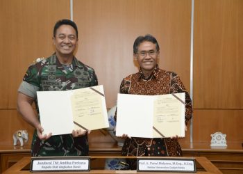 KASAD Teken MoU  dengan UGM Terkait Pendidikan Pascasarjana Personel TNI-AD