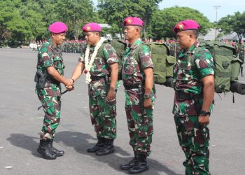 Balik Kanan! Ribuan Rumah Instan Berhasil Dibangun Pasukan Marinir II di Lombok