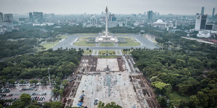 Waduh! Desain Revitalisasi Monas Berbeda