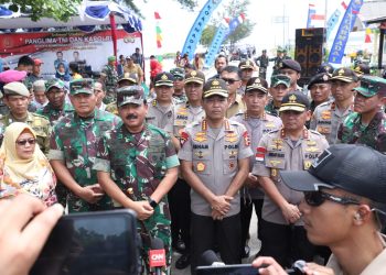 Panglima TNI Bareng Kapolri Kujungi Natuna Beri Motivasi Prajurit