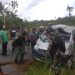 Satgas Yonif 754 Bantu Korban Kecelakaan di Kampung Tarawasih Bonggo Timur, Papua