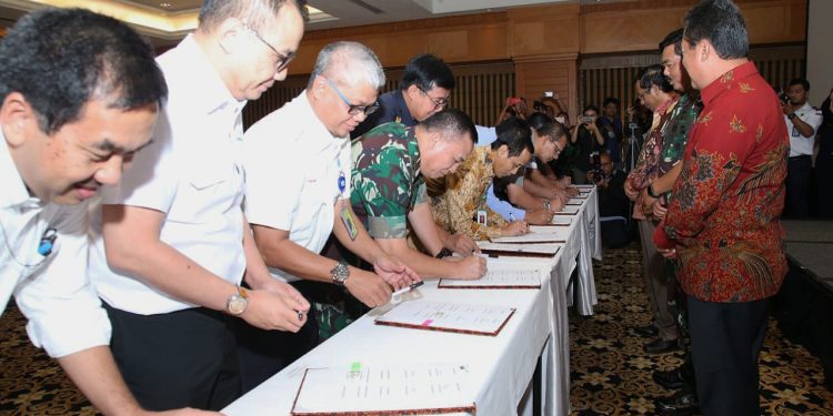 TNI hingga Kemhan Teken Kesepakatan Penegakkan Hukum Udara di Indonesia