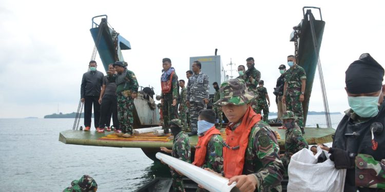 TNI Terus Persiapkan Kebutuhan Observasi 69 WNI di Pulau Sebaru