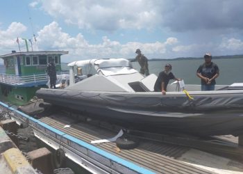 Dua Alutsista Buatan dalam Negeri Perkuat Lanal Nunukan