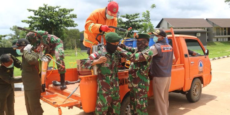 TNI Satgas Perbatasan-Gugus Covid-19 Merauke, Gerak Bersama Lawan Corona