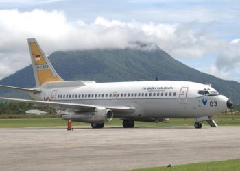 Dua Boeing TNI AU Dikerahkan Membawa Puluhan Ribu APD dan Masker