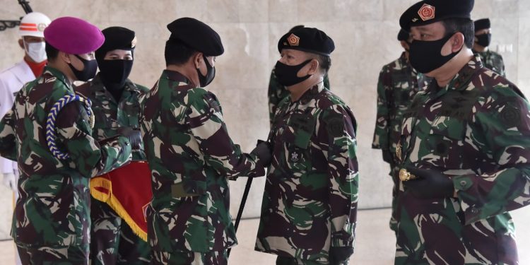 Panglima TNI Sertijab Pangkogabwilhan I dan II serta Pangkohanudas