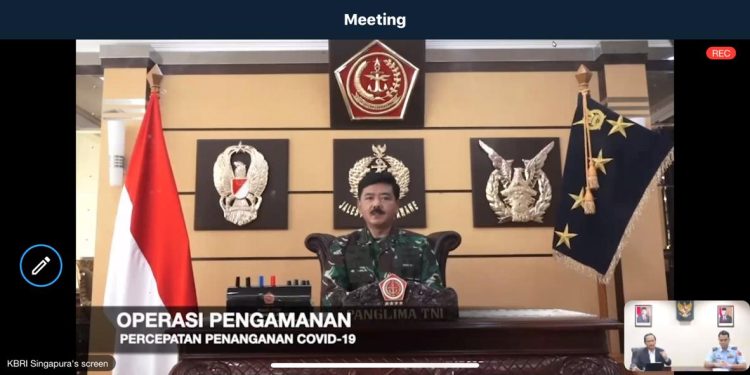 Langkah Konkrit TNI Bantu Penanganan Covid-19 di Indonesia