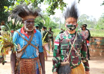 Danrem 174/ATW Cek Prajurit Perbatasan RI-PNG