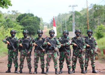 Meski Corona, Satgas Perbatasan Terus Lakukan Patroli dibatas Negara
