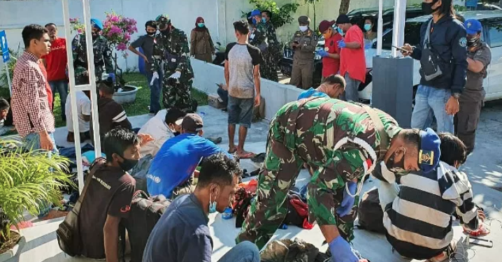 Sebanyak 23 Pekerja Migran Ilegal Diamankan TNI AL