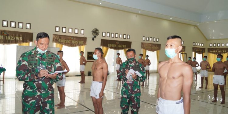 Rekrutmen Prajurit TNI AD, Danrem 162/WB: Selektif, Obyektif dan Transparan