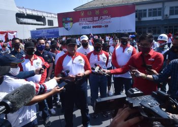 Peringatan Pengabdian 32 Tahun Akabri, KSAL:Bagikan Ribuan Bansos hingga Bedah Rumah