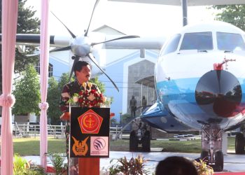 Resmikan Monumen Pesawat N250 Gatotkoco, Panglima TNI: Ini Bukti Kehebatan Indonesia