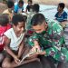 Perpustakaan Keliling Yonif 125/Simbisa Sambangi Anak-Anak Perbatasan