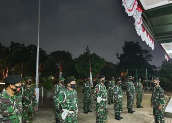 Sinergitas TNI-Polri, Sub Kogartap 0508/Depok Lakukan Patroli Bersama