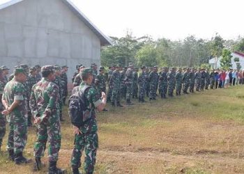 TNI Bangun Sarana Kesehatan, Kepala Suku Besar Nioga: Semoga Tuhan Berkati Usaha TNI di Tanah Papua