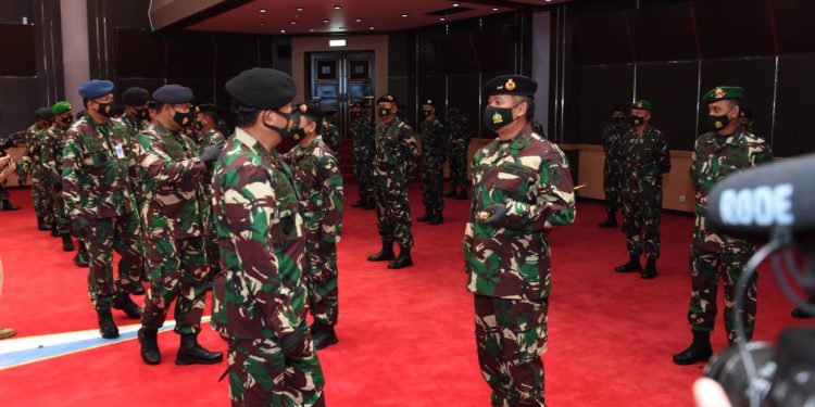 Sebanyak 35 Pati TNI Naik Pangkat