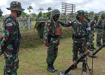 Optimalkan Kesiapan Tempur, Danrem Merauke Latih Personel