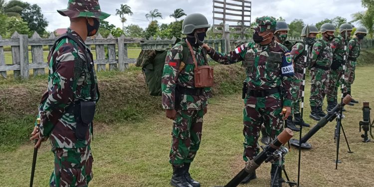 Optimalkan Kesiapan Tempur, Danrem Merauke Latih Personel