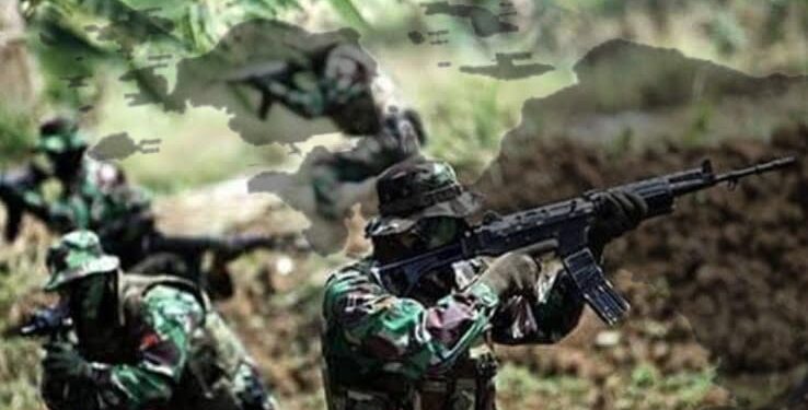 Baku Tembak, Satu Orang KKSB Papua Tewas