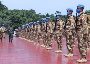 Berangkatkan Satgas Garuda ke Kongo, Panglima TNI Yakin Tugas Terlaksana dengan Baik