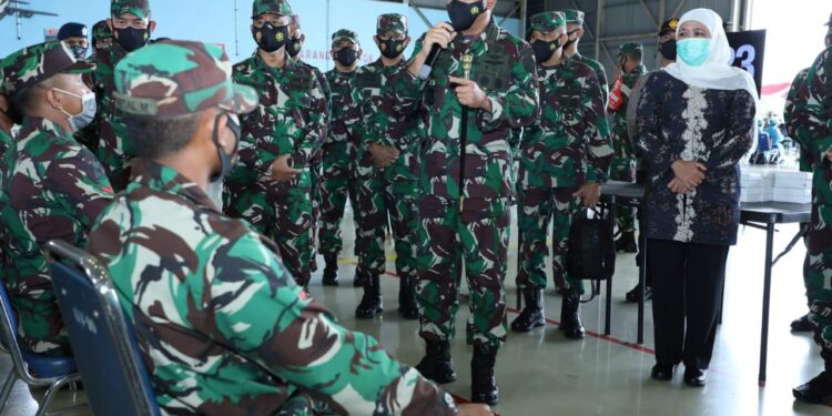 Panglima TNI: yang Sudah Divaksinasi Tetap Jaga Protokol Kesehatan