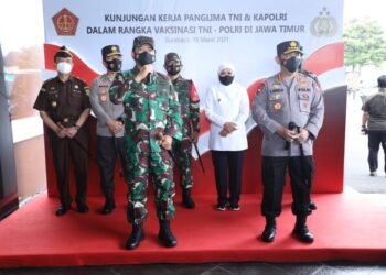 Panglima TNI: Walau Sudah Divaksin Covid-19, Masker Harus Tetap Digunakan