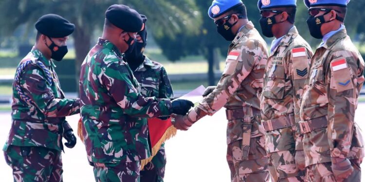 Panglima TNI ke Kontingen Garuda: Prestasi Kalian Adalah Prestasi TNI