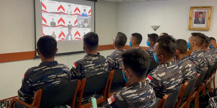 Komandan KRI SIM-367: Upacara Peringatan Hari Lahir Pancasila Secara Virtual Adalah Bentuk Nasionalisme