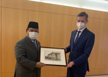 Bertemu Wamen Pertahanan Jerman, Prabowo Bahas Ini
