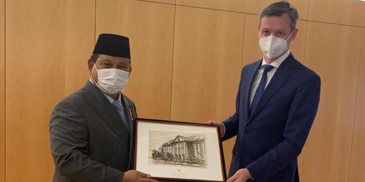 Bertemu Wamen Pertahanan Jerman, Prabowo Bahas Ini