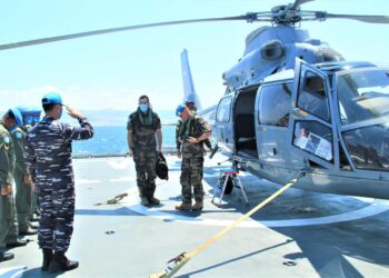 Situasi Lebanon Memanas, Dua Pejabat Tinggi UNIFIL Ikut Patroli Bersama KRI Sultan Iskandar Muda-367