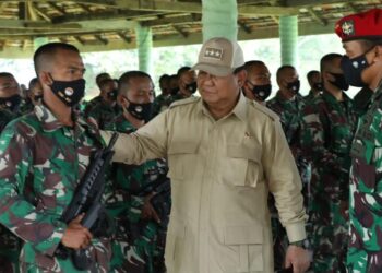 Menteri Prabowo Temui 2.500 Siswa Komcad