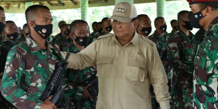 Menteri Prabowo Temui 2.500 Siswa Komcad