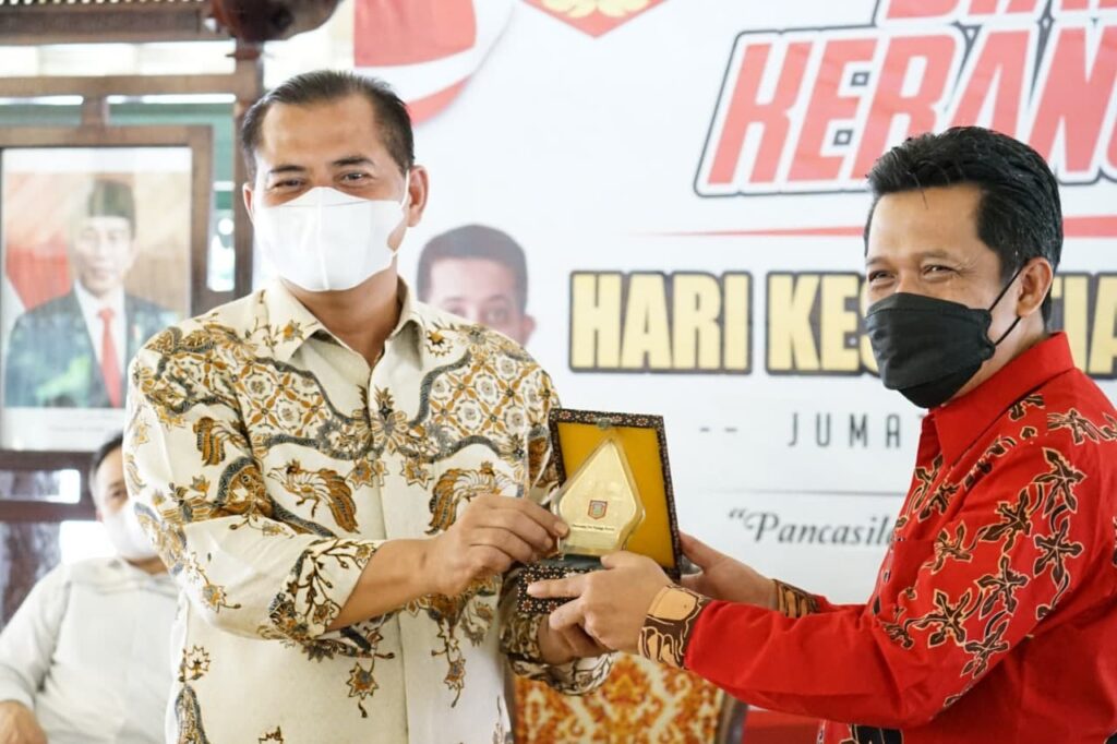 Direktur Pencegahan Badan Nasional Penanggulangan Terorisme (BNPT), Brigjen Pol R Ahmad Nurwakhid, dalam acara “Dialog Kebangsaan: Peringatan Hari Kesaktian Pancasila” di Pendopo Kabupaten Wonosobo, Jumat (1/10/21).