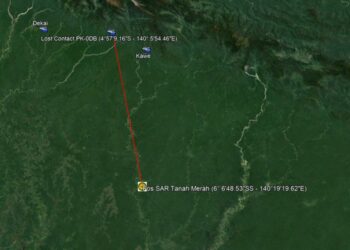 Helikopter Air Fast Dinyatakan Selamat, Setelah Hilang Kontak di Boven Digoel, Papua